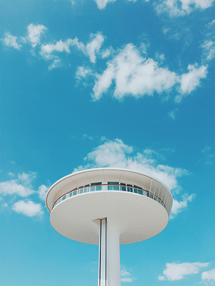 Sky, Blue, Cloud, Daytime, Architecture, Landmark, Tower, Cumulus, Control tower
