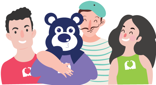 People, Social group, Cartoon, Happy