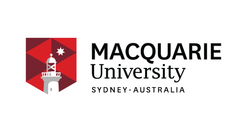 Font, Text, Logo, Product, Brand, Line, Banner, Graphics, Graphic design, Trademark, Macquarie University, Macquarie University, Logo