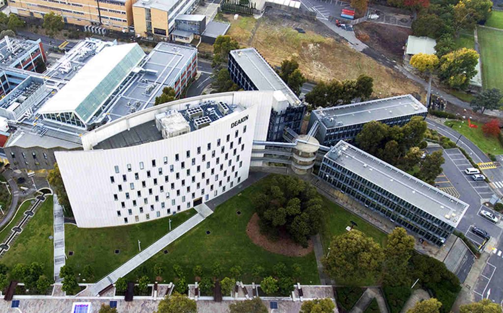 Aerial photography, Bird's-eye view, Architecture, City, Urban design, Building, Metropolitan area, Urban area, Mixed-use, Landscape, Photography, Campus, Headquarters, Deakin University, Deakin University, University, Public university, Higher Education