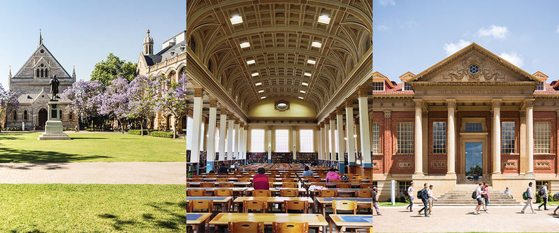 Architecture, Landmark, Building, Public space, Pavilion, City, Spring, Leisure, Column, Tourism, The University of Adelaide, Higher Education